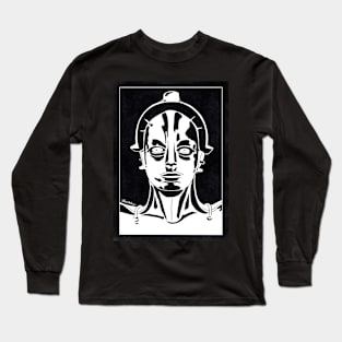 MARIA - Metropolis (Black and White) Long Sleeve T-Shirt